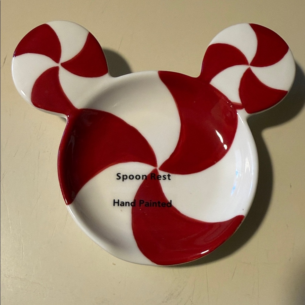 Disney White Mickey Mouse Dish